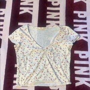 🟪 floral crop top